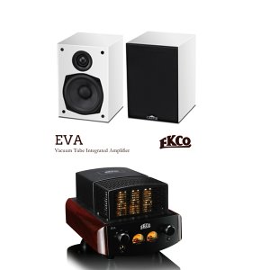 EKCO (에코) EVA 올인원 앰프 +Castle(캐슬) Compact Satellite White(피아노 마감)-